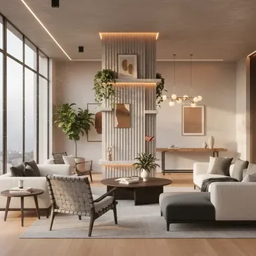 Filar w salonie aranacje: Inspiracje, funkcje i praktyczne wskazwki