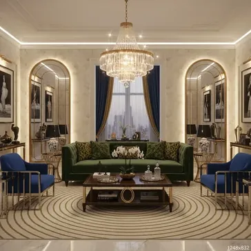 Wntrza w stylu glamour: Luksus, Blask i Ponadczasowa Elegancja