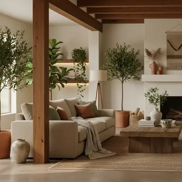 Mieszkanie w kolorach ziemi: Twj przewodnik po harmonijnych aranacjach